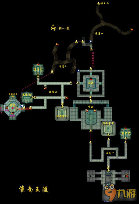 仙剑4迷宫地图路线详细介绍