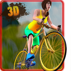 自行车车手越野种族3D