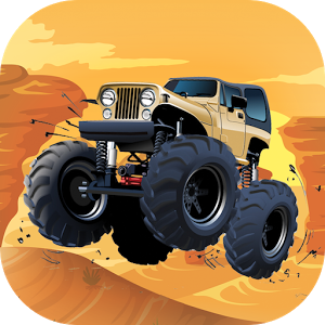 Monster Truck Hill Racing Game