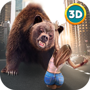 Hungry Bear City Attack Sim 3D