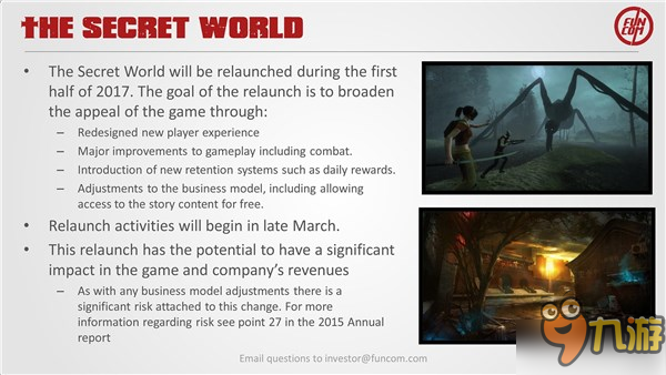 《秘密世界》今年春季发售 一个让人难忘的RPG世界！
