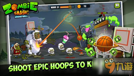 粉碎僵尸篮球怎么玩 Zombie Smash Basketball玩法技巧分享