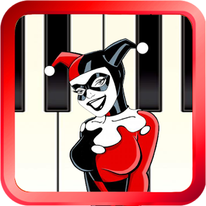 Harley Quinn piano tiles