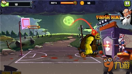 篮球才是最强武器:粉碎僵尸篮球