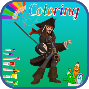 Coloring Page for Pirate