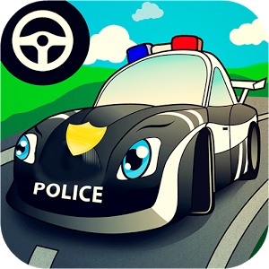 Cop car games for little kids