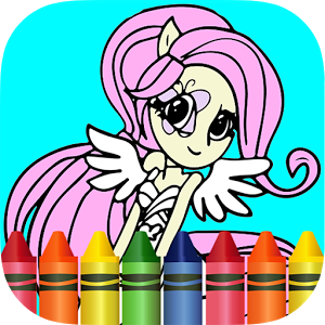 Coloring Equestrian Girl Game