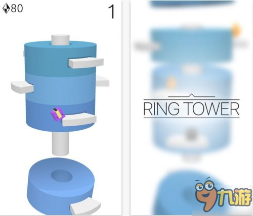 《Ring Tower》旋转跳跃向上 方胖子的生存游戏