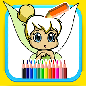 coloring book for fairies