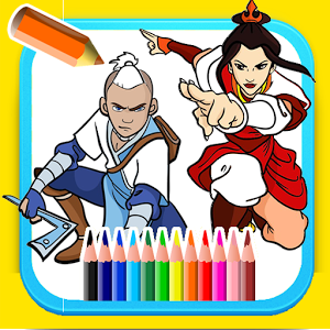 coloring book for avatar