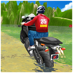 MX 摩托车 爬坡道 驾驶 3D