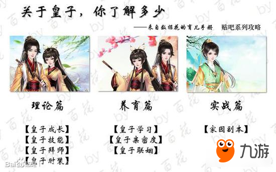 京门风月手游关于皇子你了解多少 理论篇
