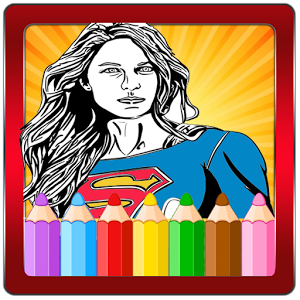 SuperWoman Coloring Book