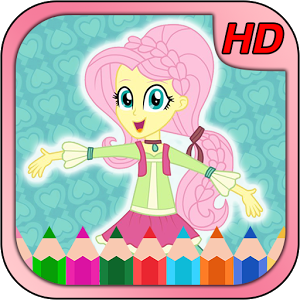 Coloring - Equesteria MLP Girl