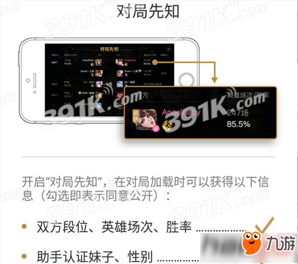 王者荣耀助手对局查看对方性别和战绩的方法有哪些