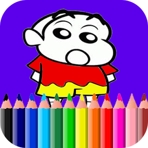 Learn coloring shin chan