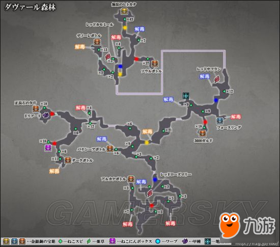 《狂戰(zhàn)傳說》地圖一覽 寶箱、材料等全收集品地圖一覽