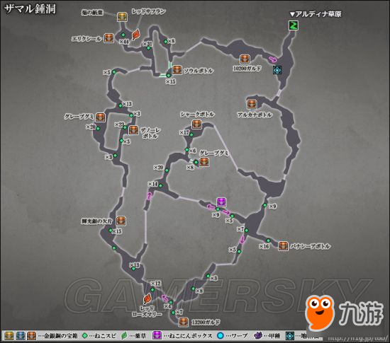 《狂戰(zhàn)傳說》地圖一覽 寶箱、材料等全收集品地圖一覽