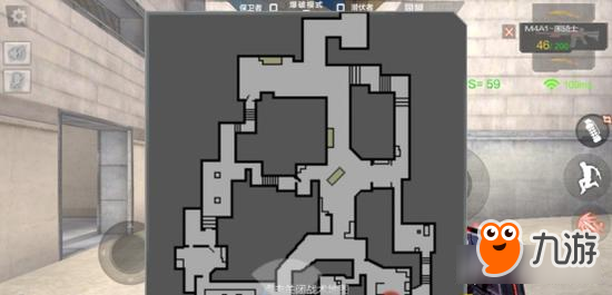 穿越火线手游卫星基地A包点卡点点位全方位分析