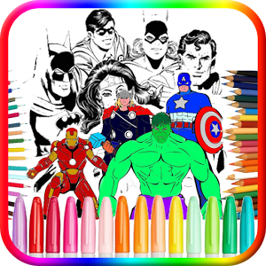 Coloring Book for Super Hero