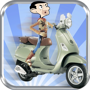 MR BEAN MOTORCYCLE RACING