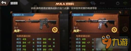 穿越火線手游M4A1-S怎么換購 M4A1-S花費一覽