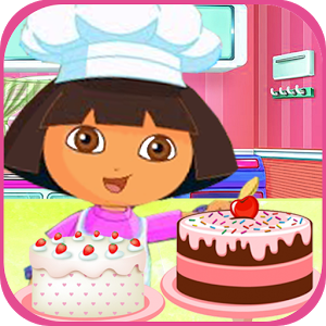 Little Dora Birthday Cake