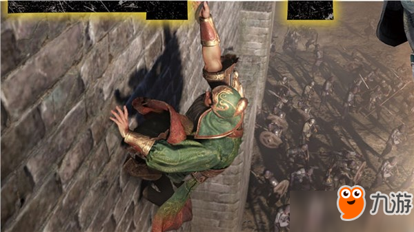 《真三国无双8》首批游戏截图放出 关二爷竟在爬城墙！