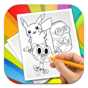 Cartoon Coloring Book