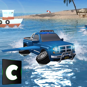 Water Surfer Car Racing