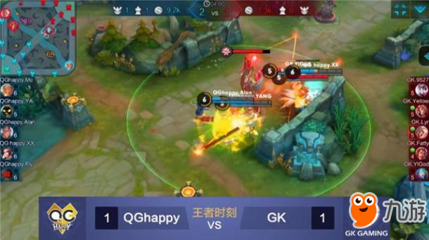 王者荣耀-战报：QGhappy再下一城14连胜，AG超玩会大乔中单力克sViper