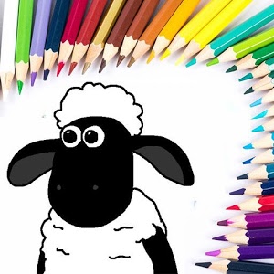 Sheep shaun paint