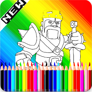 Coloring Book For CLASH Fans