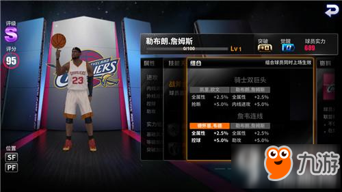 王牌NBA 聯(lián)盟最強(qiáng)三巨頭 騎士隊球隊組合介紹