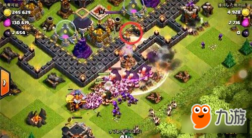 部落冲突九本奇葩方块阵介绍 城堡中心放置