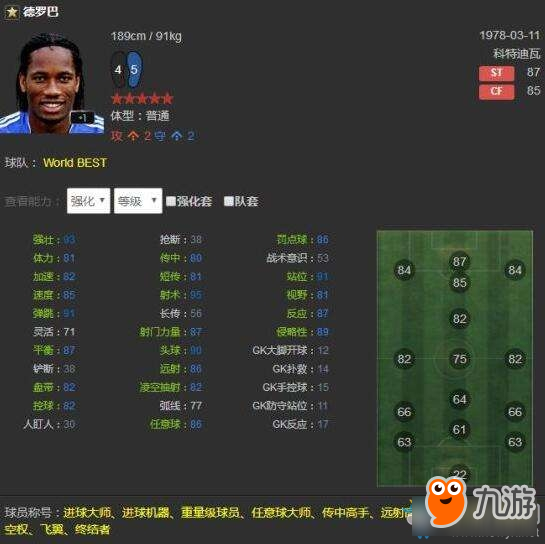 《FIFAOL》WB卡主流球員評(píng)測