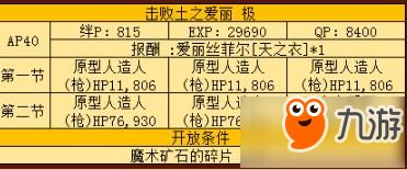 命運冠位指定FZ挑戰(zhàn)本土之愛麗解鎖和敵人配置