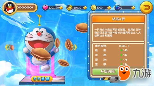 哆啦A梦赛车哆啦A梦怎么样 满级属性技能解析