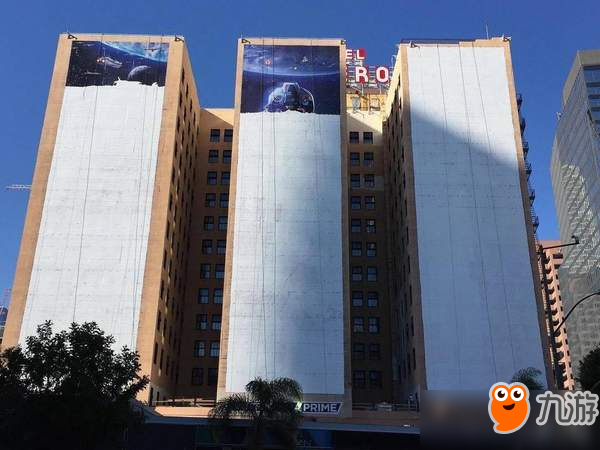 《星球大战：前线2》E3会展巨型海报 铺满3栋大楼！