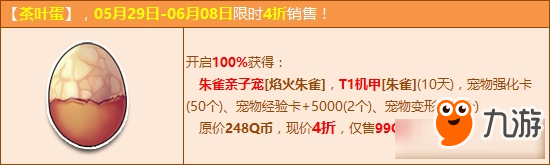 《QQ飞车》端午特别呈现 100%必得朱雀亲子宠焰火朱雀