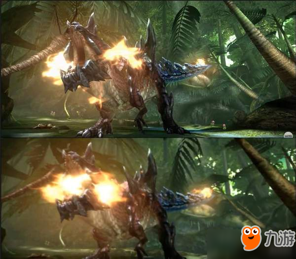 《怪物猎人XX》Switch版画面对比3DS版 画质大大提升