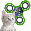 Fidget Spinner: Cats in Space
