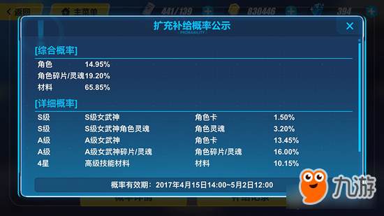 崩壞3概率公布 隨機抽取類玩法概率公示說明