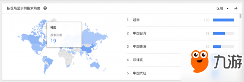 全球LOL热度排行公布 越南位居榜首