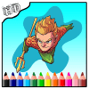 Coloring Aquaman怎么下载到电脑