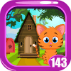 Cute Kitten Rescue Game Kavi - 143