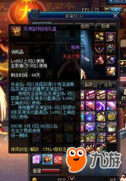 DNF九周年奖励 登陆礼盒第一天送周年宠物
