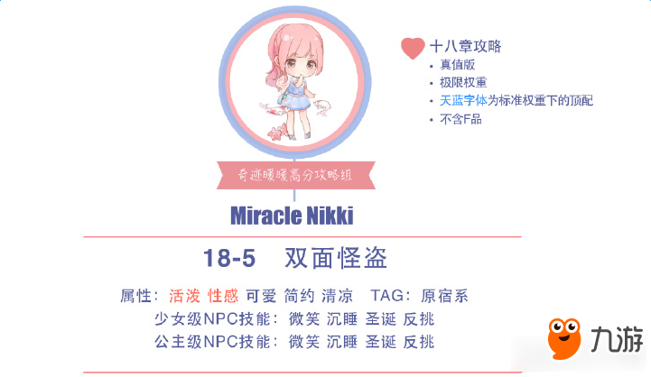 《奇迹暖暖》第十九章少女级s搭配大全