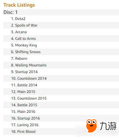 《Dota2》官方原声CD预购开启 18首经典BGM只需101元