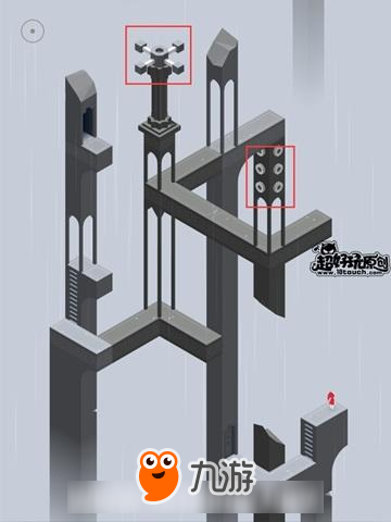 紀(jì)念碑谷2第十一章圖文攻略 第11關(guān)講堂通關(guān)攻略